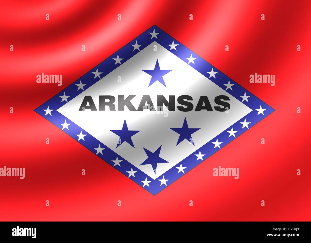 Arkansas bandiera Foto Stock