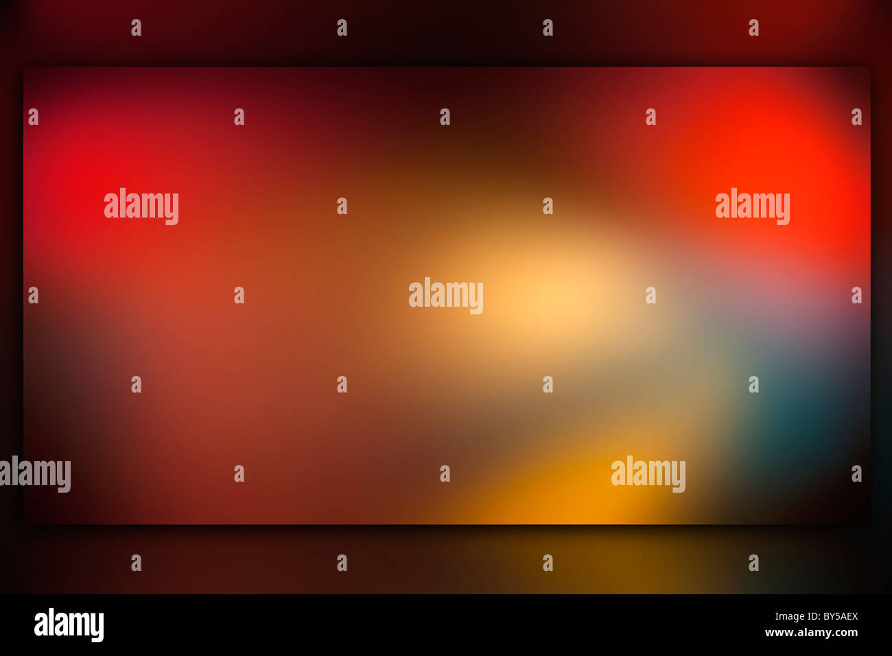 Abstract la luce colorata su una schermata Foto Stock