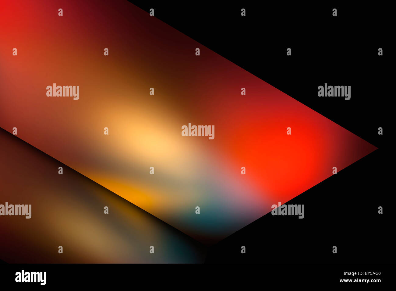 Abstract la luce colorata su una schermata Foto Stock