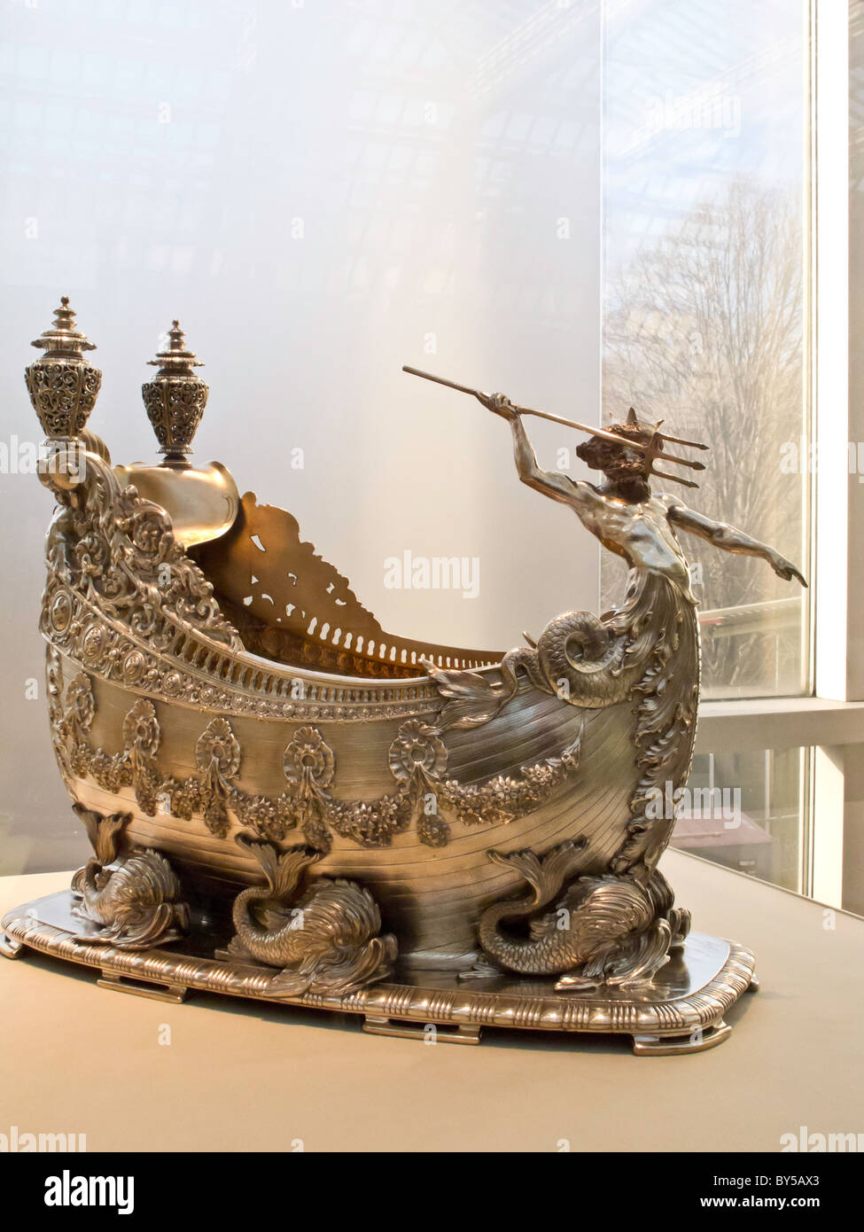 Calice Schooner Premio coppa, American ala, Metropolitan Museum of Art di New York, Stati Uniti d'America Foto Stock