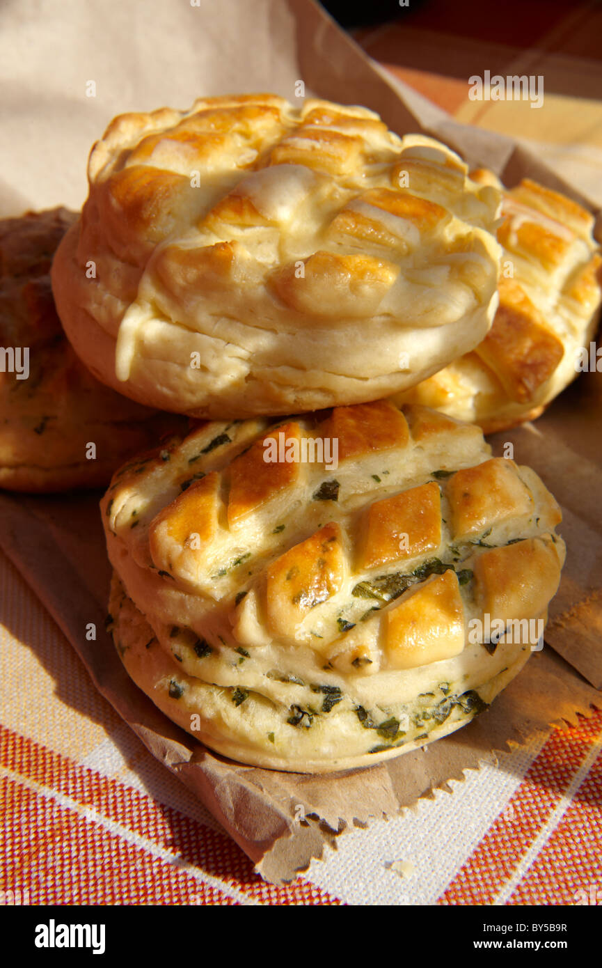 Lepeny (Lepény) o pojåcsza - ungherese di bocconcini di pane Foto Stock