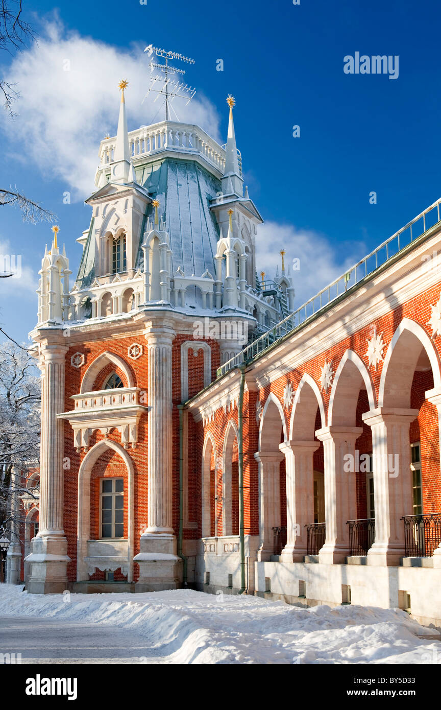 Architettura e park ensemble di Tsaritsino è un monumento storico del XVIII - XIX secolo Foto Stock