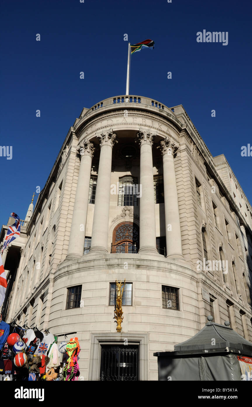 Sud Africa (Suid-Afrika) House, Trafalgar Square, London, England, Regno Unito Foto Stock