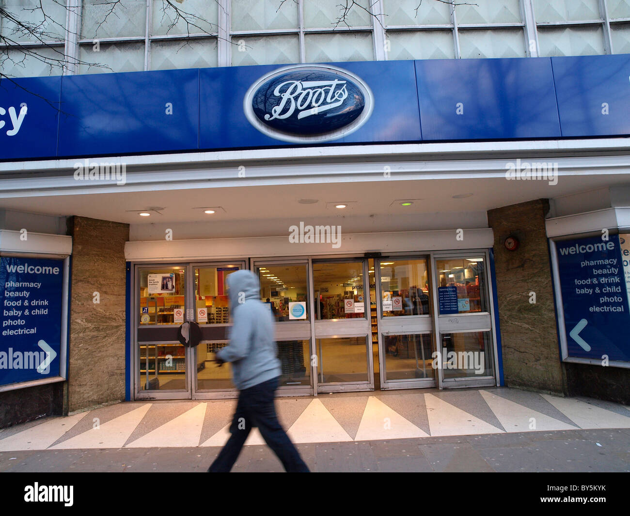 Stivali la farmacia a Lewisham Inghilterra Foto Stock