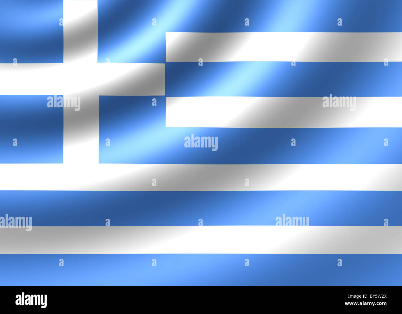 Bandierina della Grecia Foto Stock
