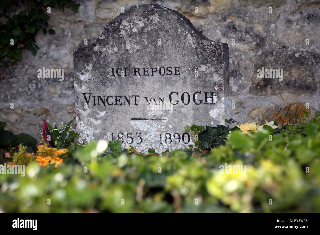 Auvers-sur-Oise (95): Van Gogh la tomba di Foto Stock