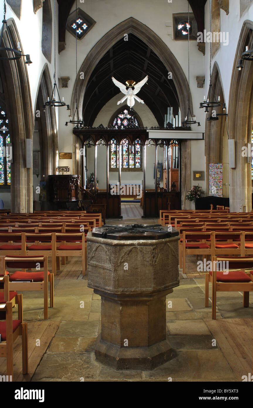 San Wilfrid la Chiesa, Kibworth, Leicestershire, England, Regno Unito Foto Stock