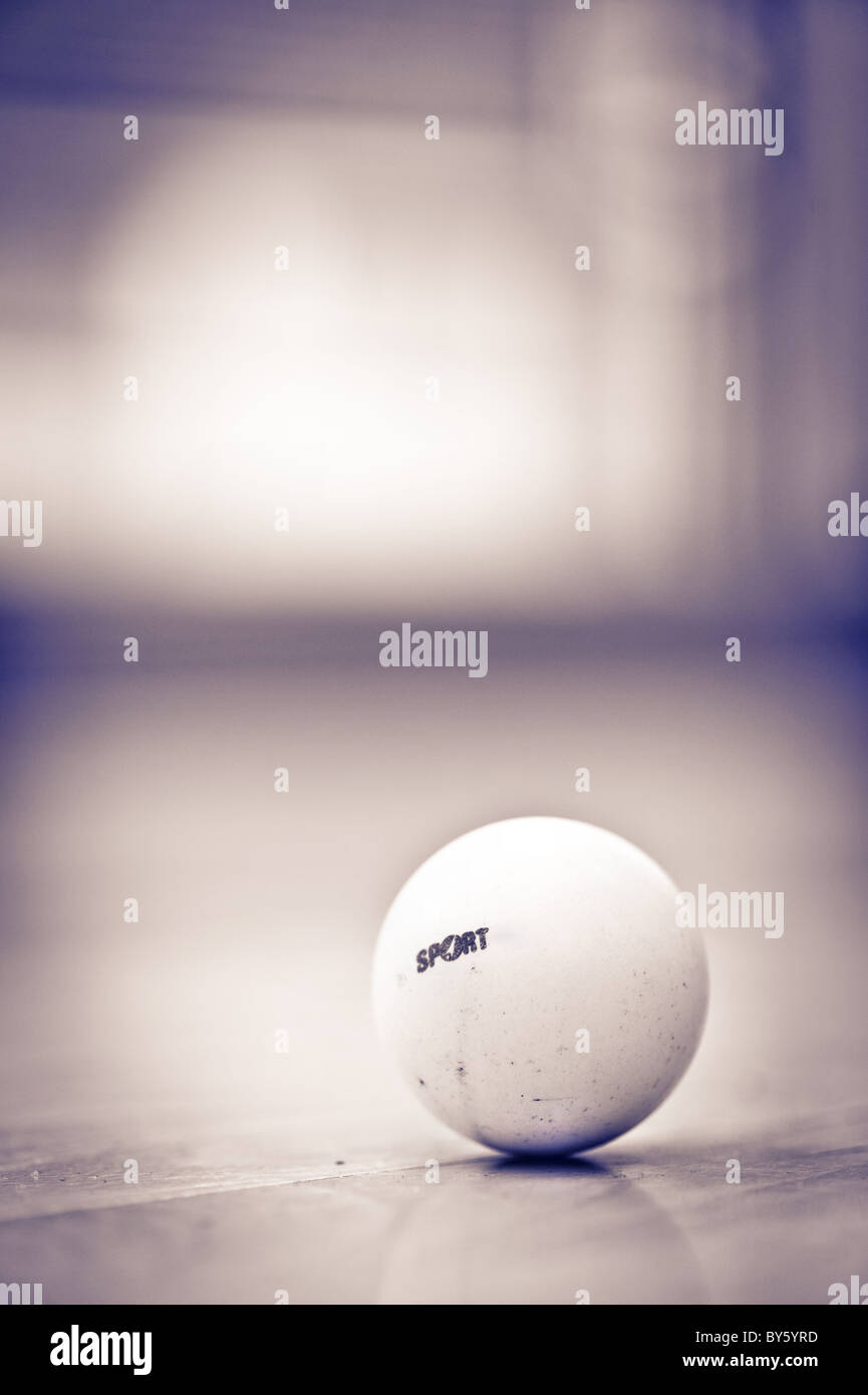 Palla di ping-pong Foto Stock