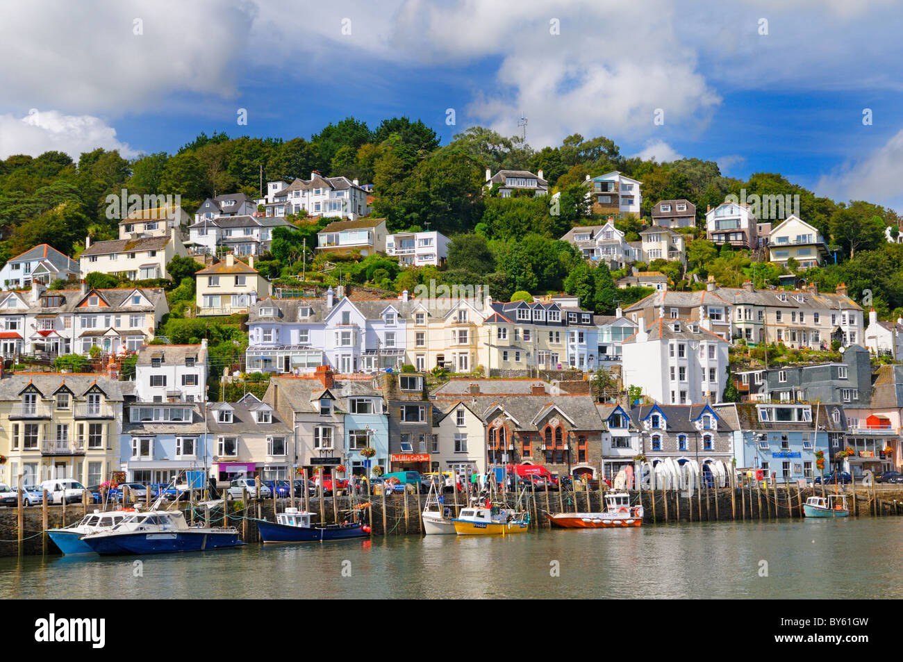Looe Harbour, Cornwall, Regno Unito Foto Stock