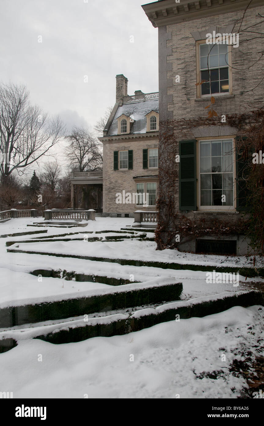 George Eastman House giardino d'inverno. Foto Stock