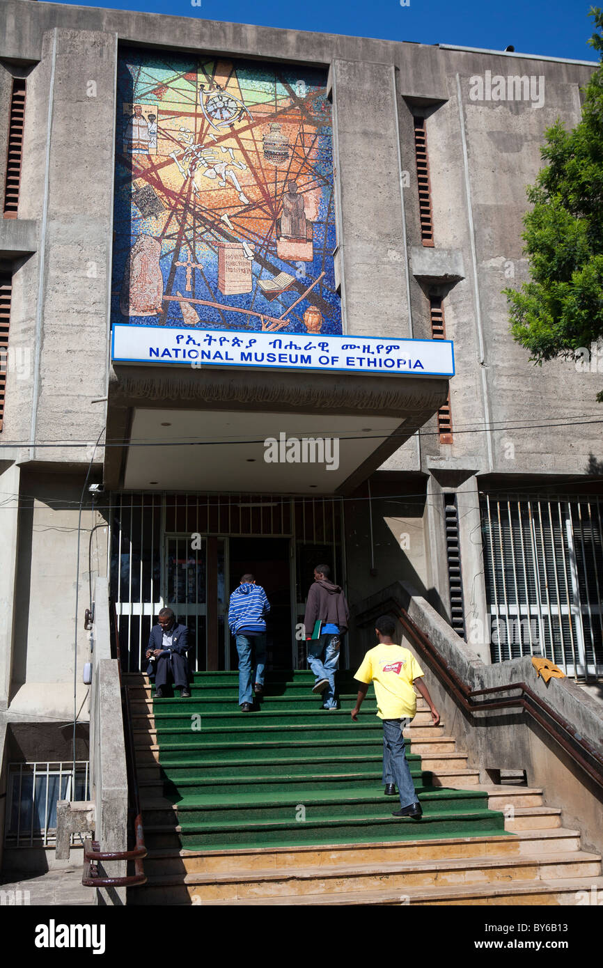 Museo Nazionale dell'Etiopia Foto Stock