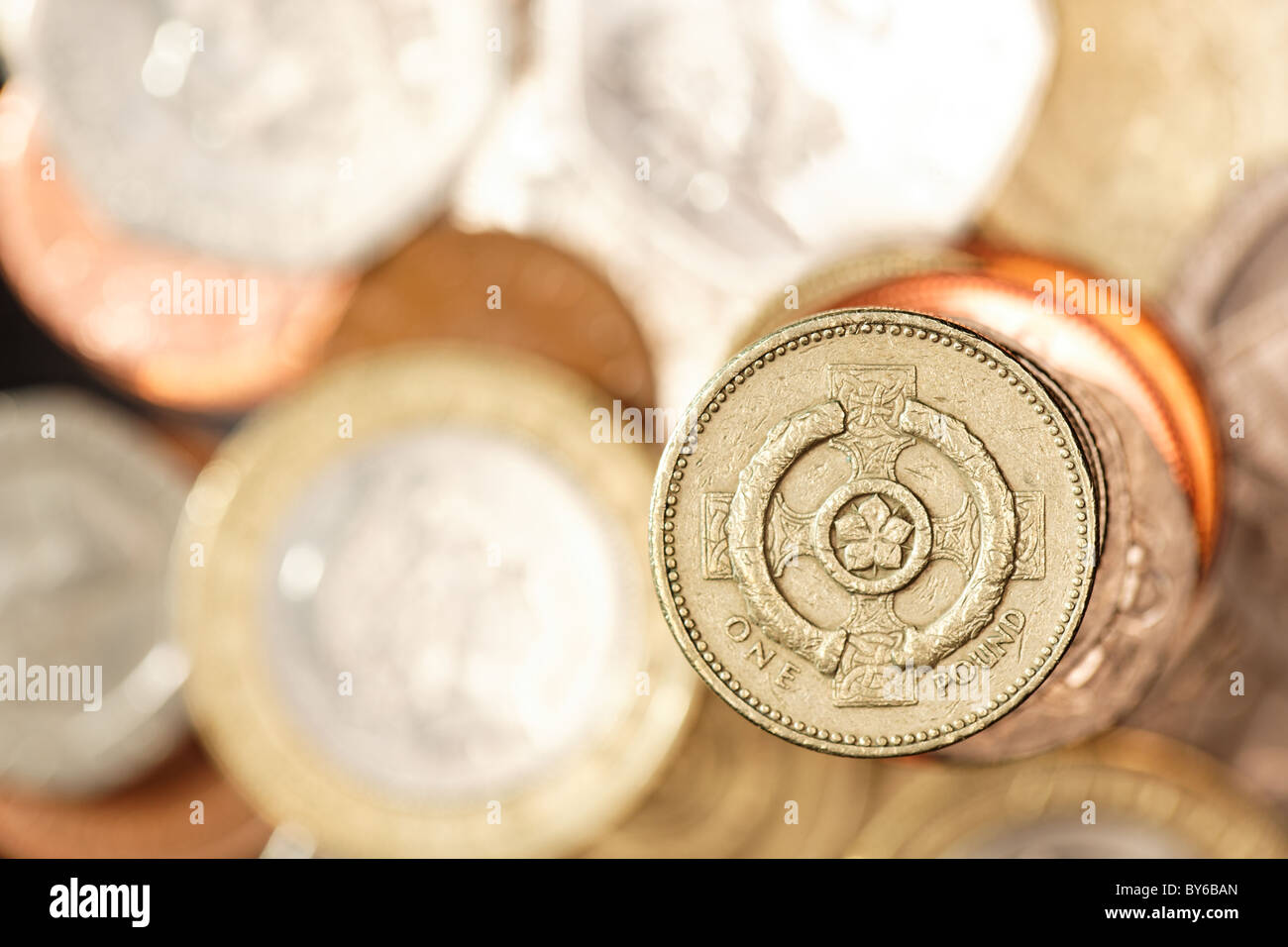 Monetazione britannica Foto Stock