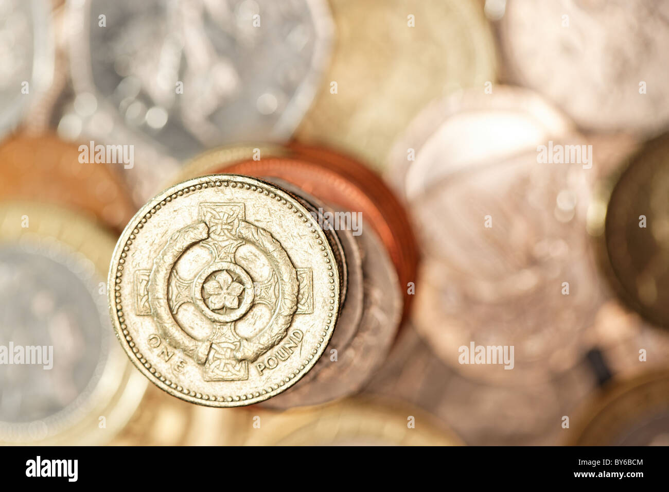 Monetazione britannica Foto Stock