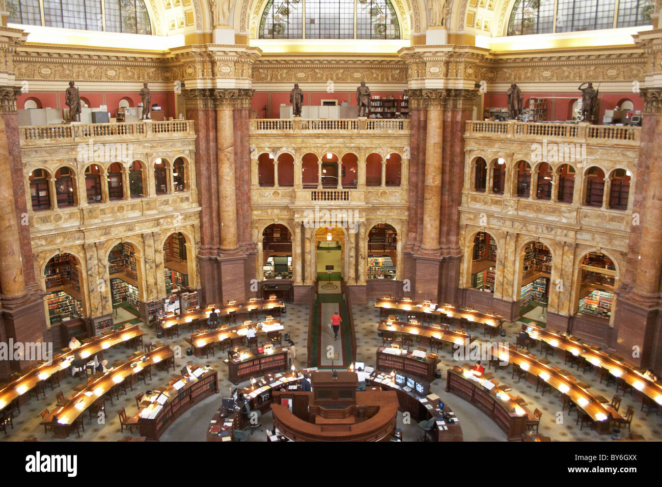 Sala di lettura Foto Stock