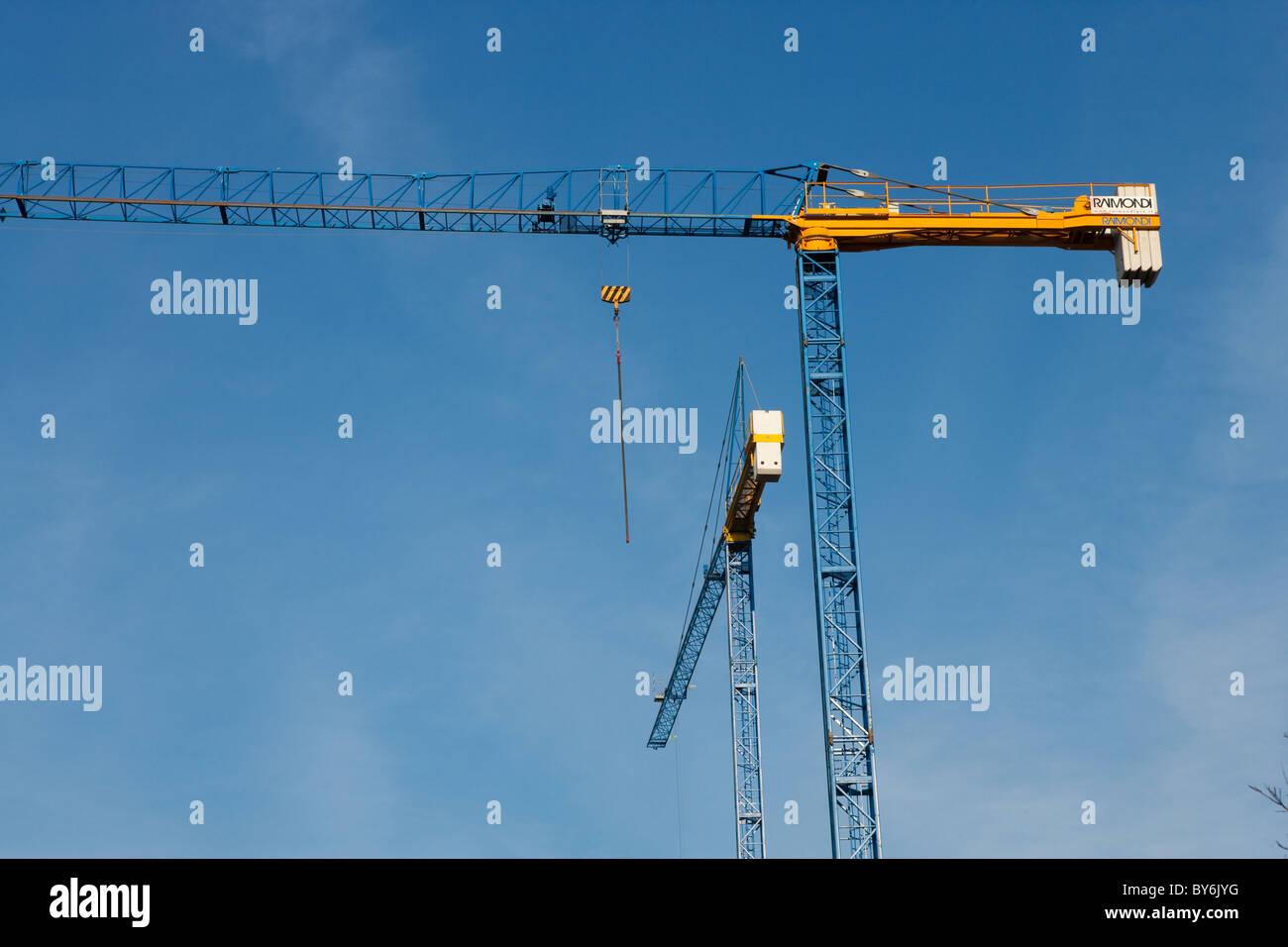 Grande gru nel cielo Foto Stock