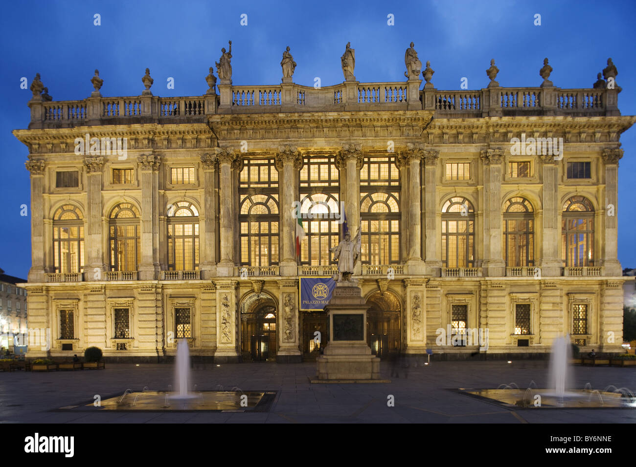 Torino città museo di arte antica, Museo Civico d'Arte Antica di Palazzo Madama, Torino, Piemonte, Italia Foto Stock