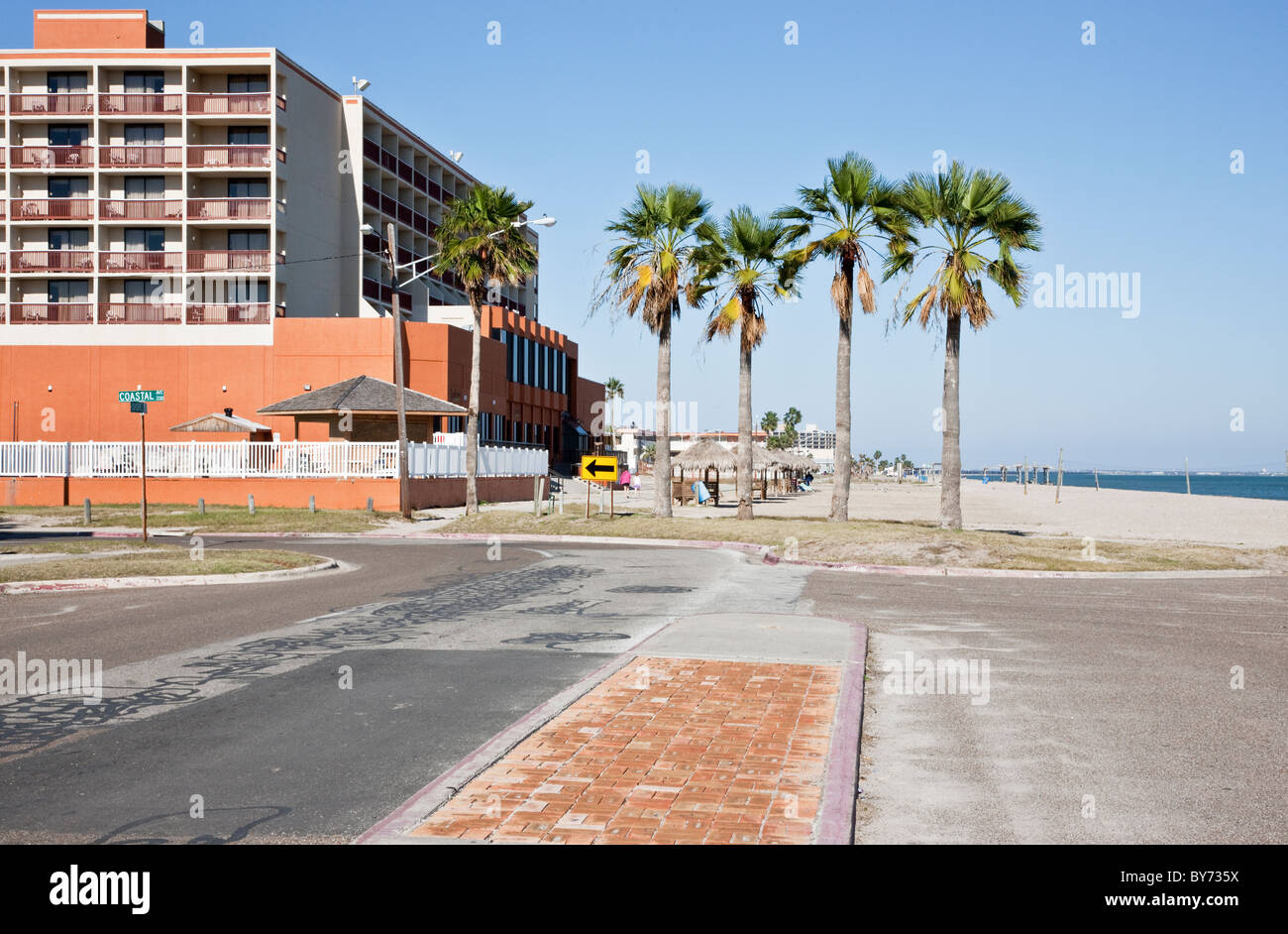 Nord Litorale Blvd., Corpus Christi, TX Foto Stock