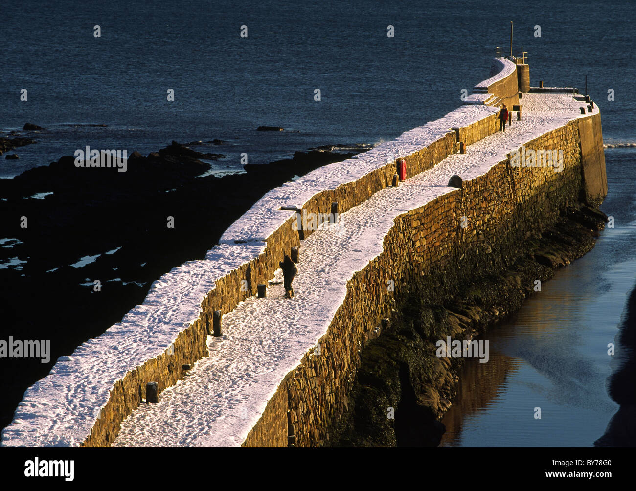 St Andrews Pier, Fife, Scozia Foto Stock