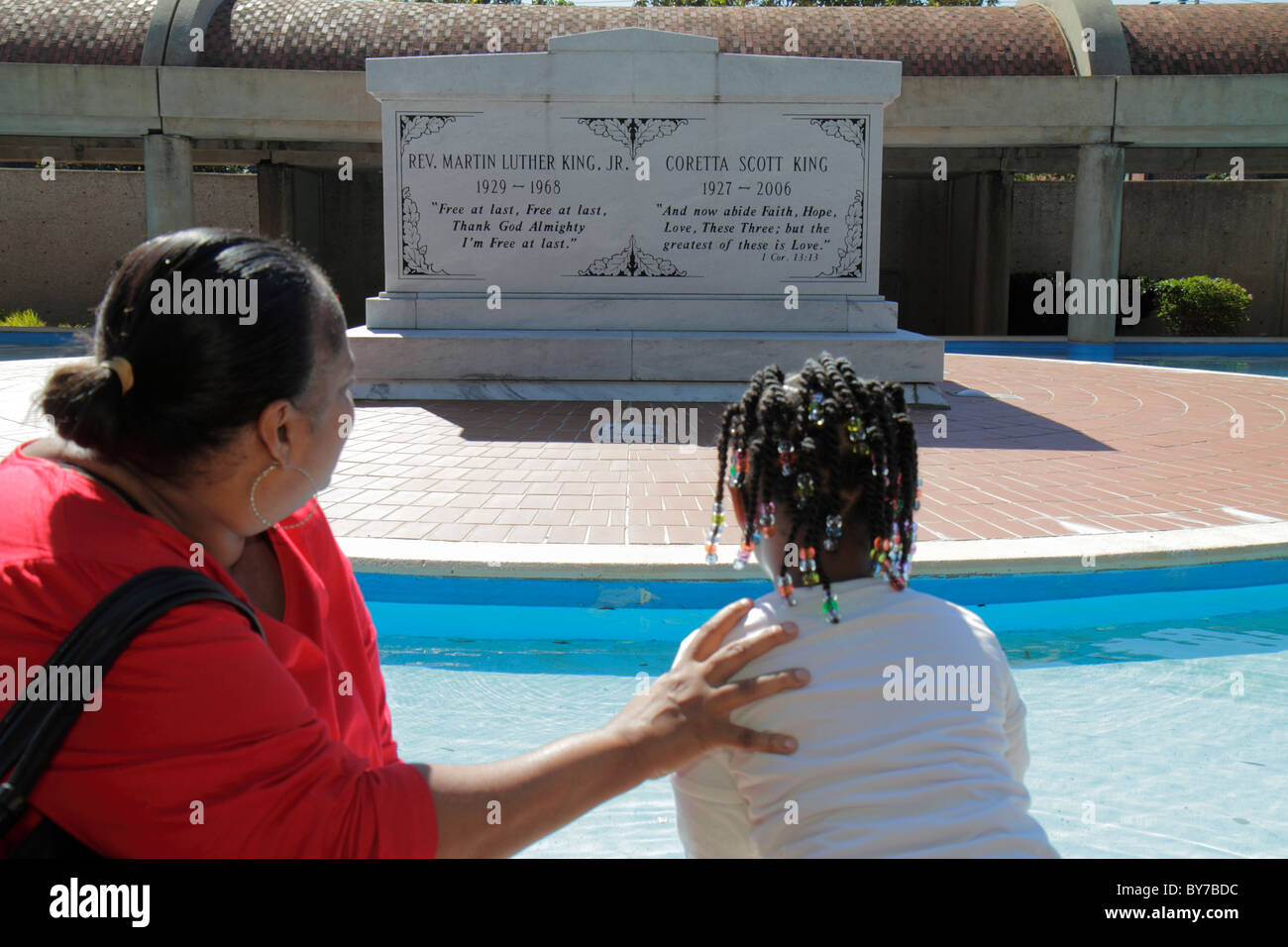 Atlanta Georgia,Martin Luther King Jr. NHS,National Historic Site,National Park Service,storia,movimento per i diritti civili,segregazione,Dr. Tomba di re, Core Foto Stock