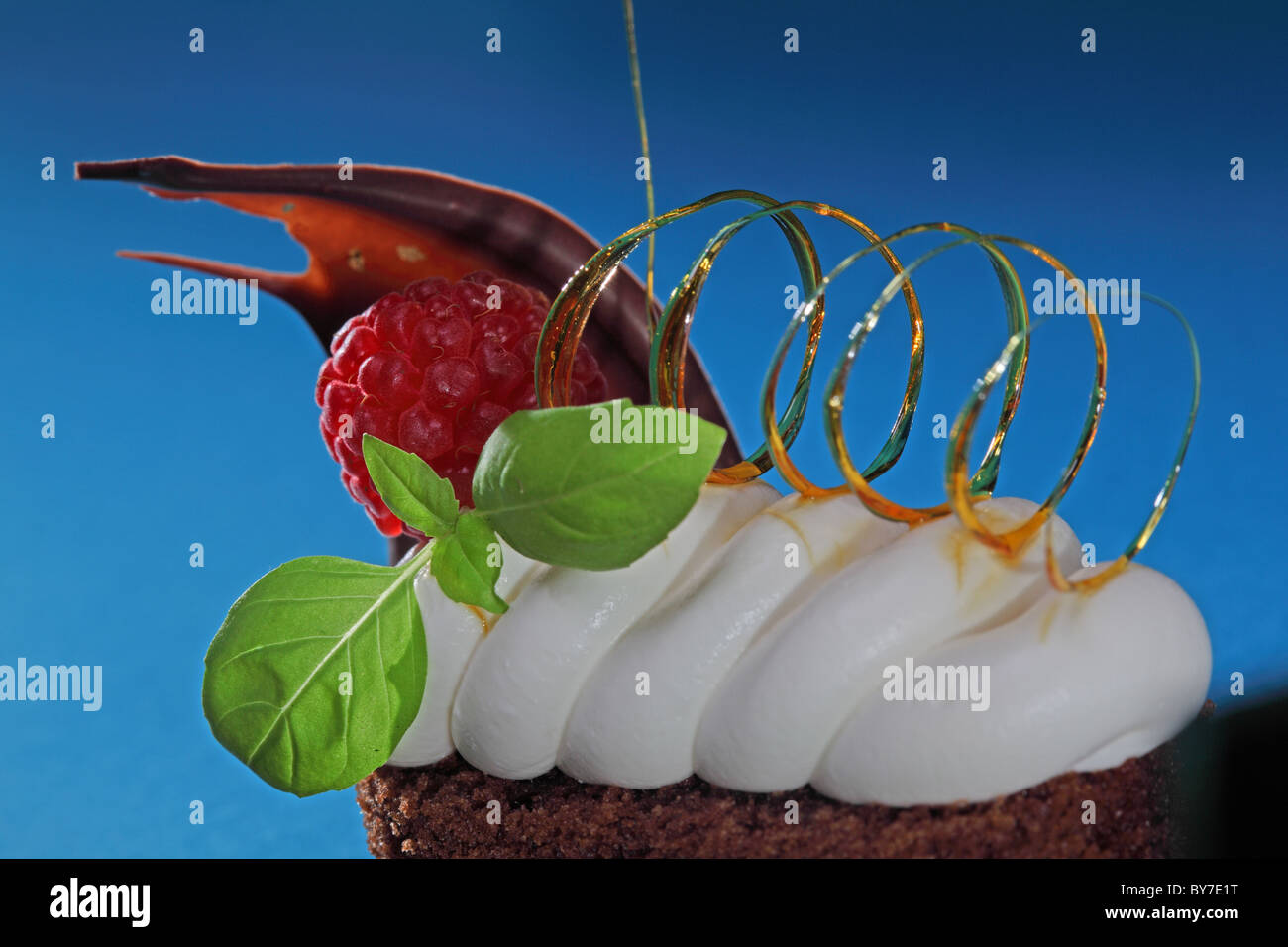 Torta teacake zuccherino di caramello Foto Stock