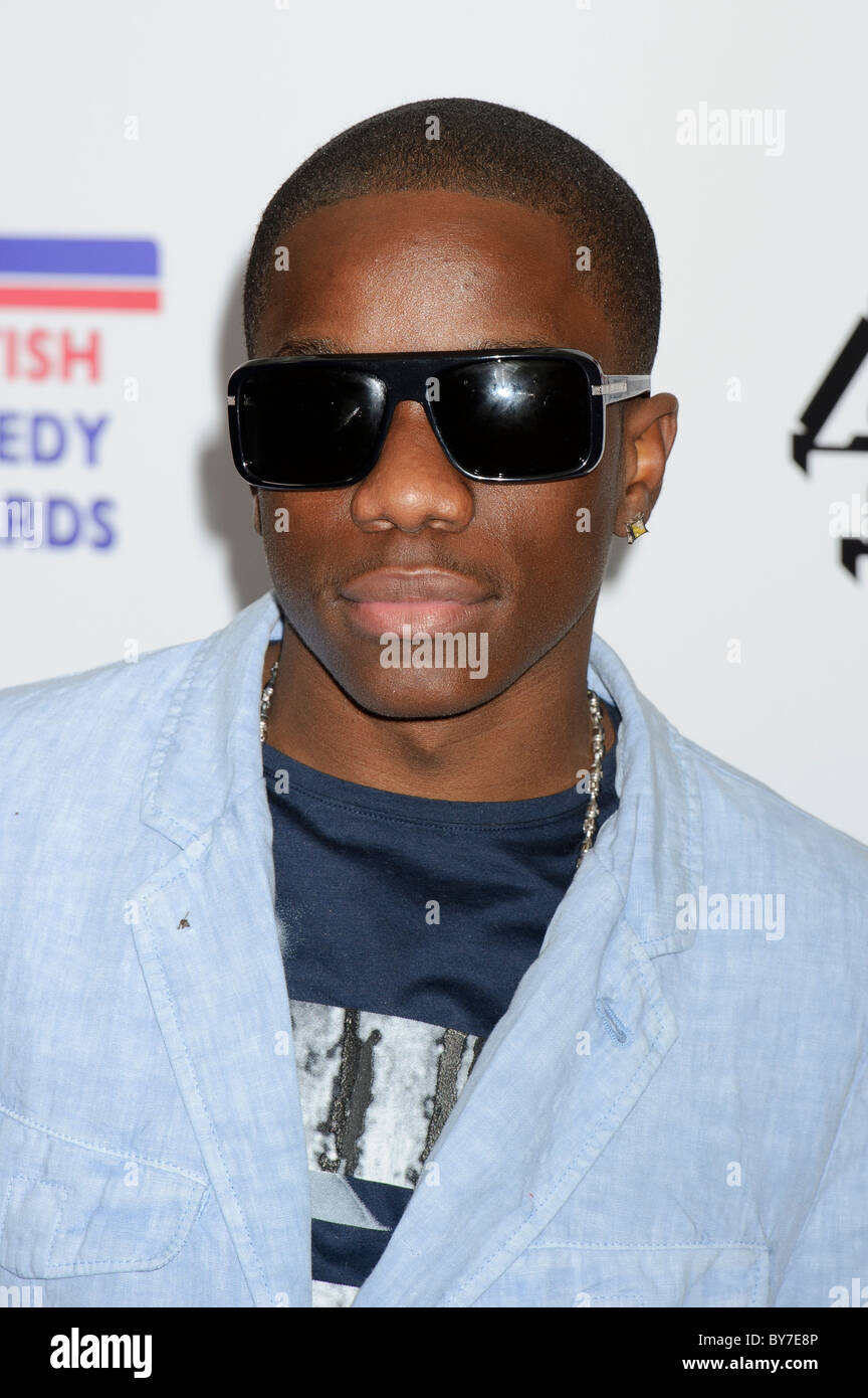 Tinchy Stryder assiste il British Comedy Awards 2011 al 02, Londra, 22 gennaio 2011. Foto Stock