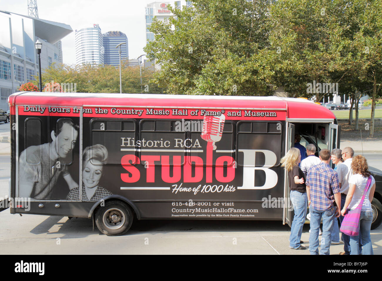 Tennessee Nashville, Country Music Hall of Fame & Museum, storico RCA Studio B tour, industria musicale, registrazione, conservazione, mostra collezione Foto Stock