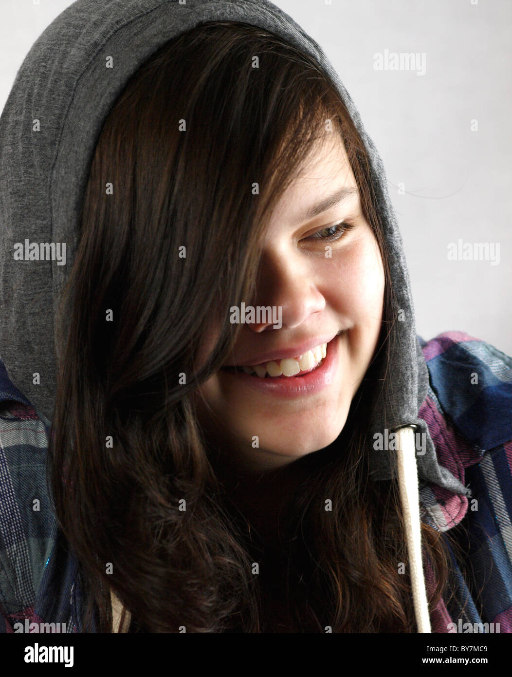 Ragazza adolescente, REGNO UNITO Foto Stock