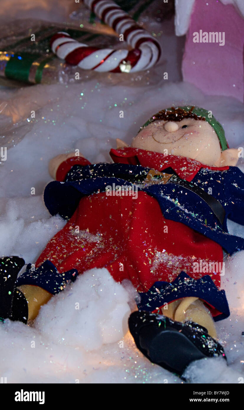 Elfo di Natale Foto Stock