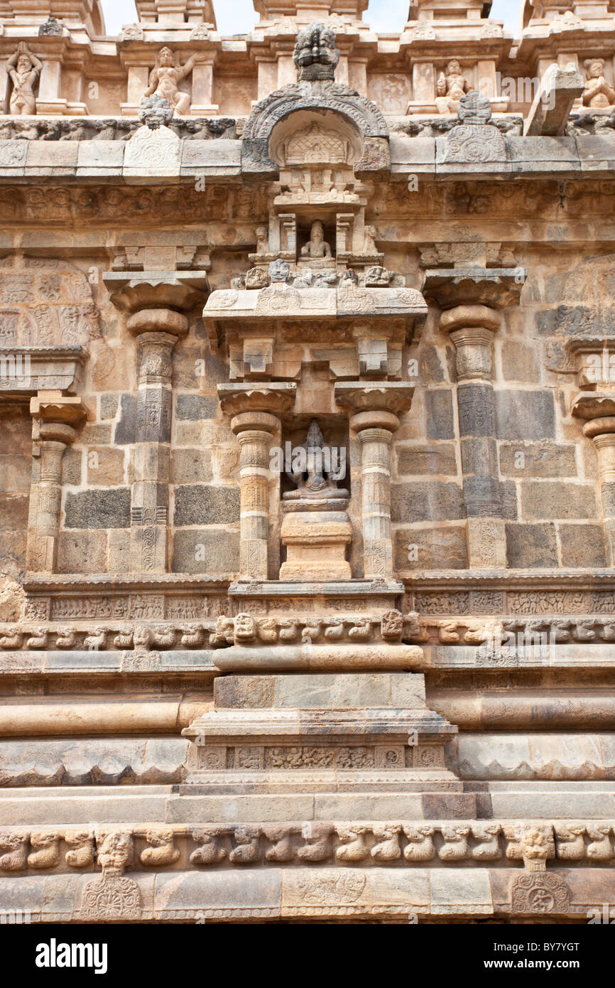 Tempio Airavatesvara si trova a Darasuram nei pressi di Kumbakonam Tamil Nadu. Foto Stock