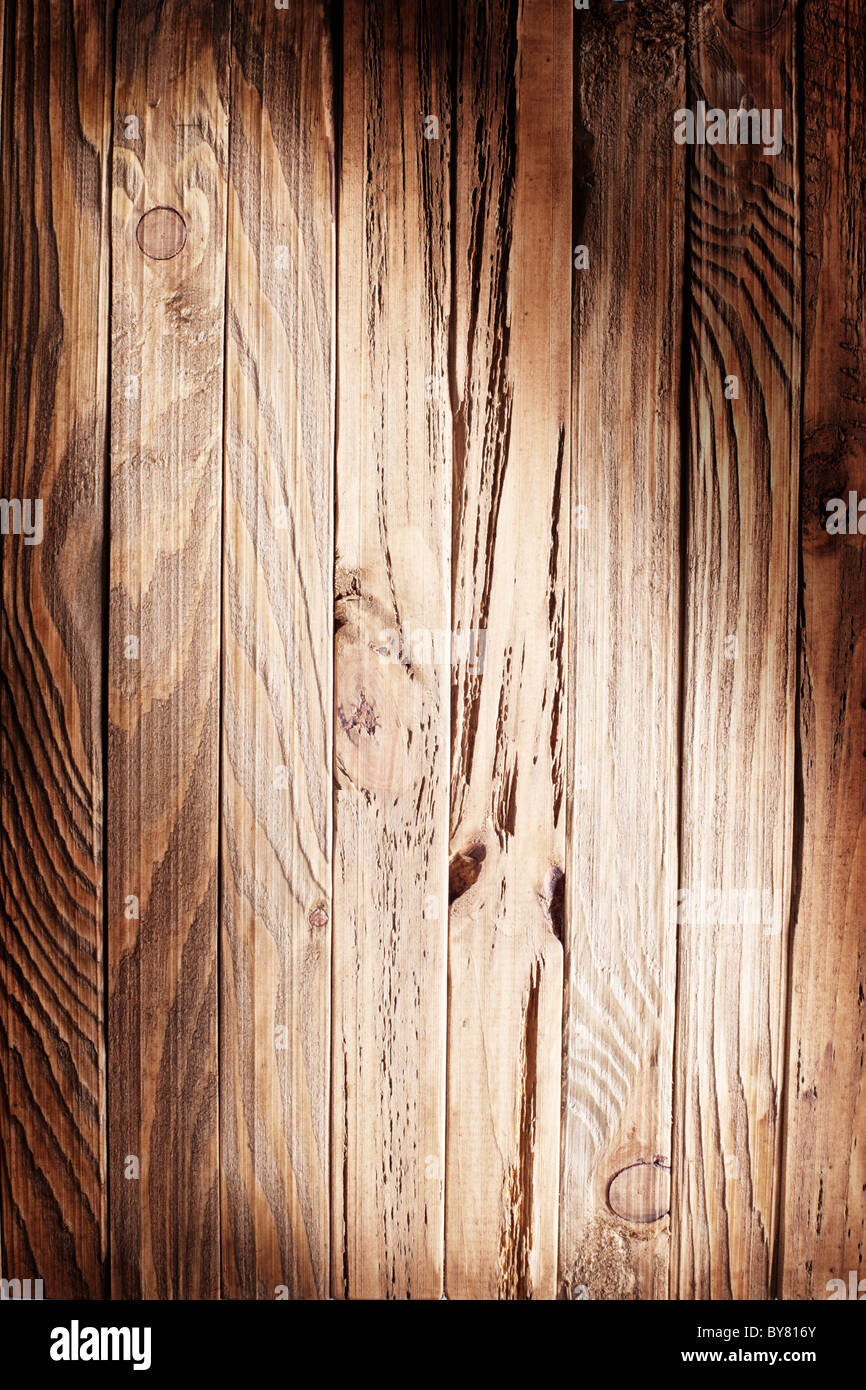 Texture di immagini di vecchie tavole di legno. Foto Stock