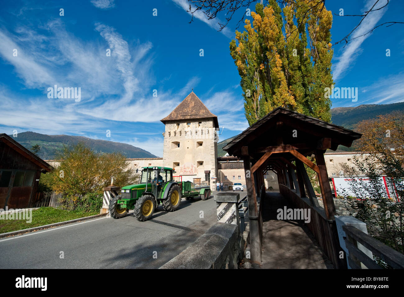 Glorenza Alto Adige Italia Foto Stock