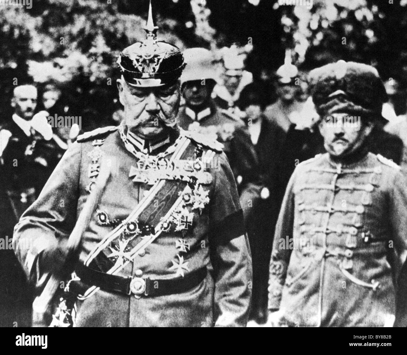 PAUL von HINDENBERG (1847-1934) Presidente tedesco nel luglio 1934, poco prima della sua morte il 2 agosto Foto Stock