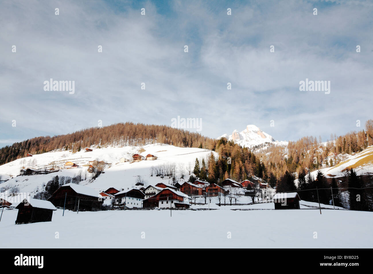 Val Badia Trentino Alto Adige Italia Foto Stock