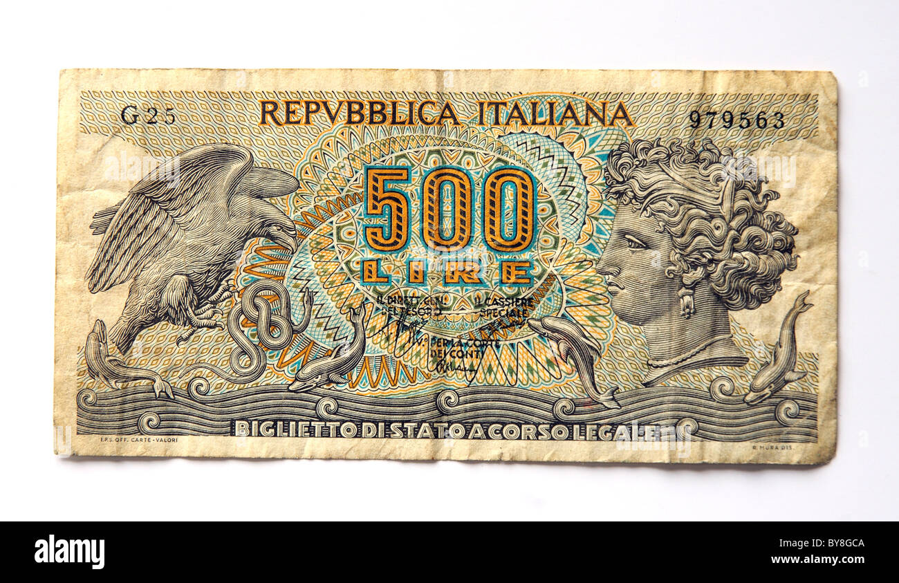 Lire italiane Foto Stock