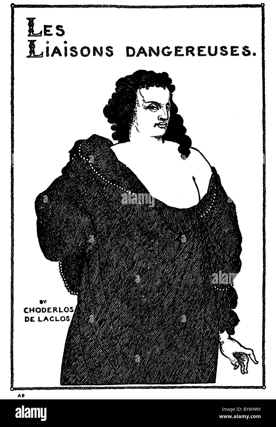 Aubrey Beardsley (1872-1898) Les liaisons dangereuses 1896 Foto Stock