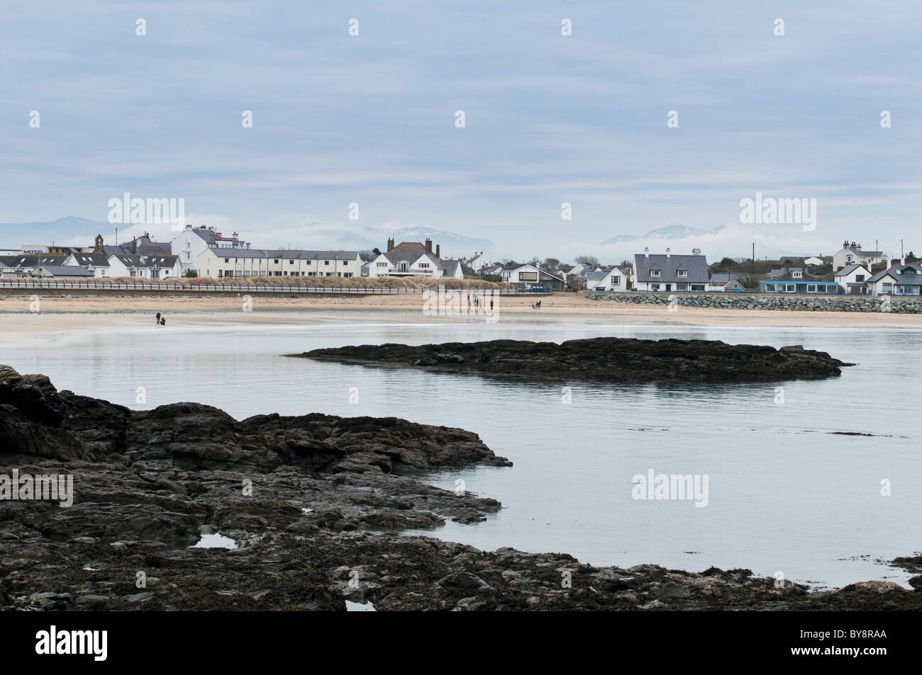 Trearddur Bay, Anglesey, Galles del Nord Regno Unito Foto Stock