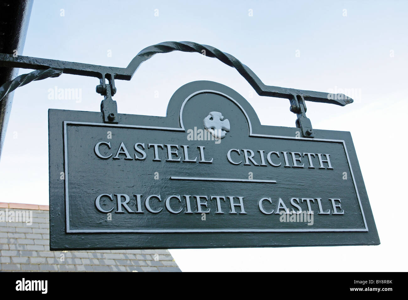 Criccieth Castle, Galles del Nord Foto Stock