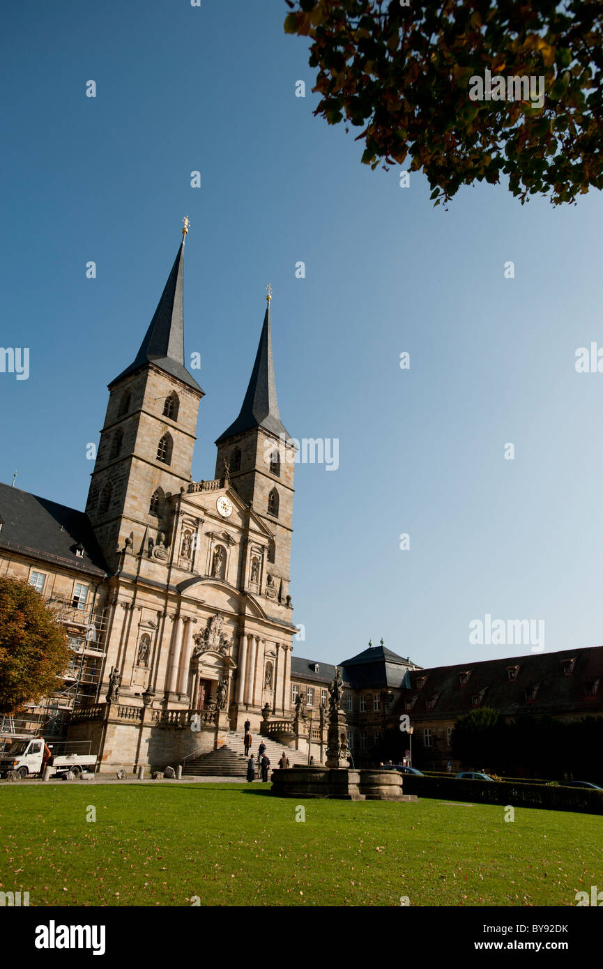 Michaelsberg, Bamberg, Baviera, Germania, Europa Foto Stock