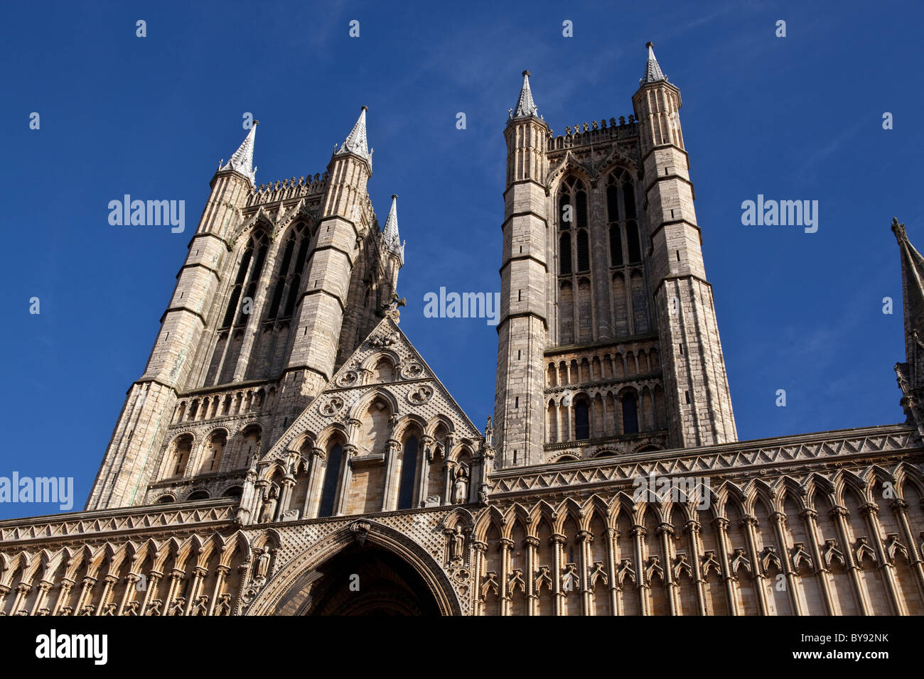 Cattedrale di Lincoln Foto Stock