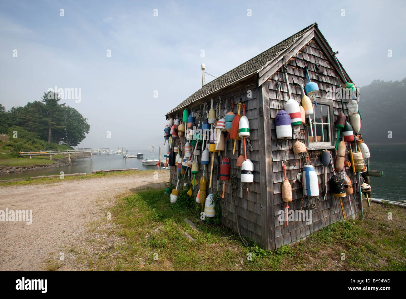 La pesca Shack a York, Maine Foto Stock