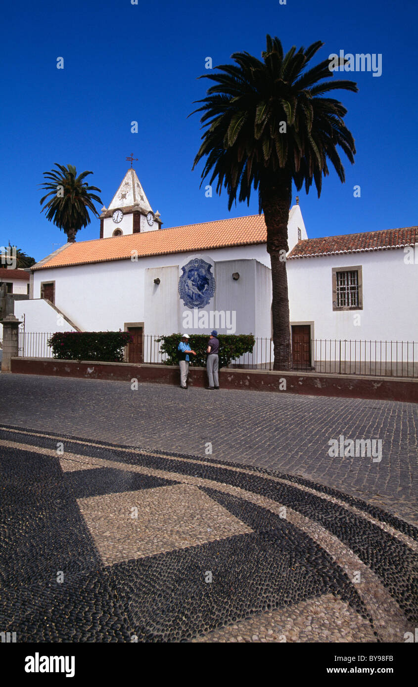 Igreja da Senhora da Piedade in Vila Baleira, Porto Santo, Portogallo Foto Stock