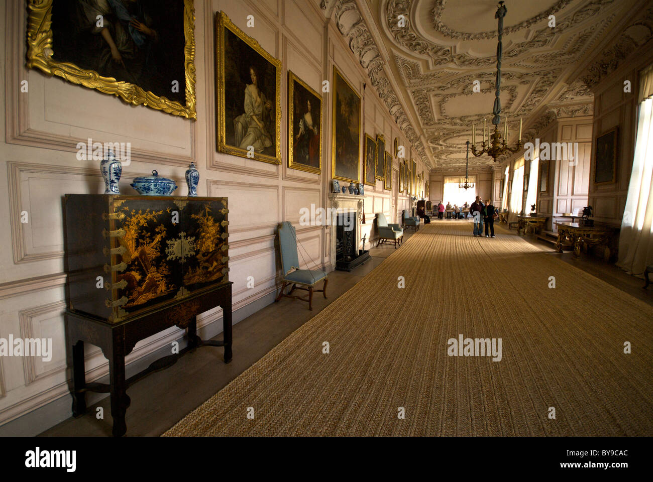 Sudbury Hall Derbyshire UK National Trust interno Foto Stock