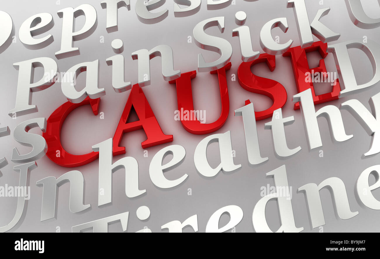 Causa sottostante Foto Stock