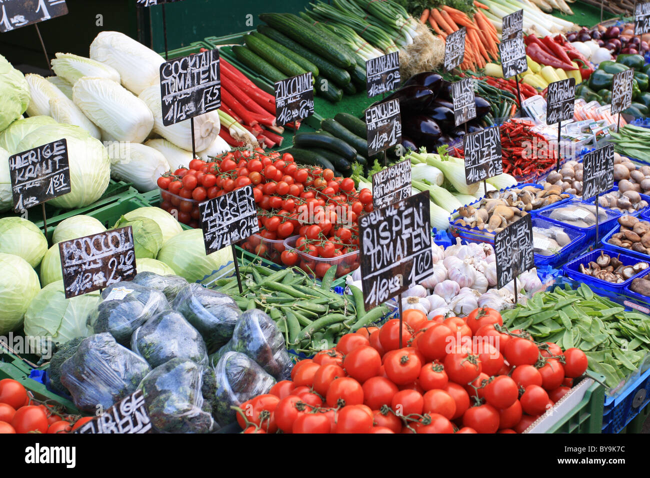 Mercato degli agricoltori Foto Stock