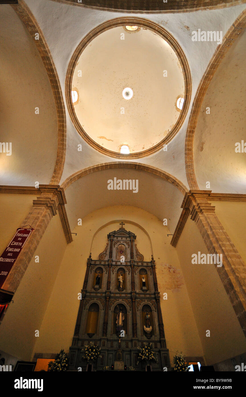 San Gervasio cattedrale Valladolid Yucatan Messico Foto Stock