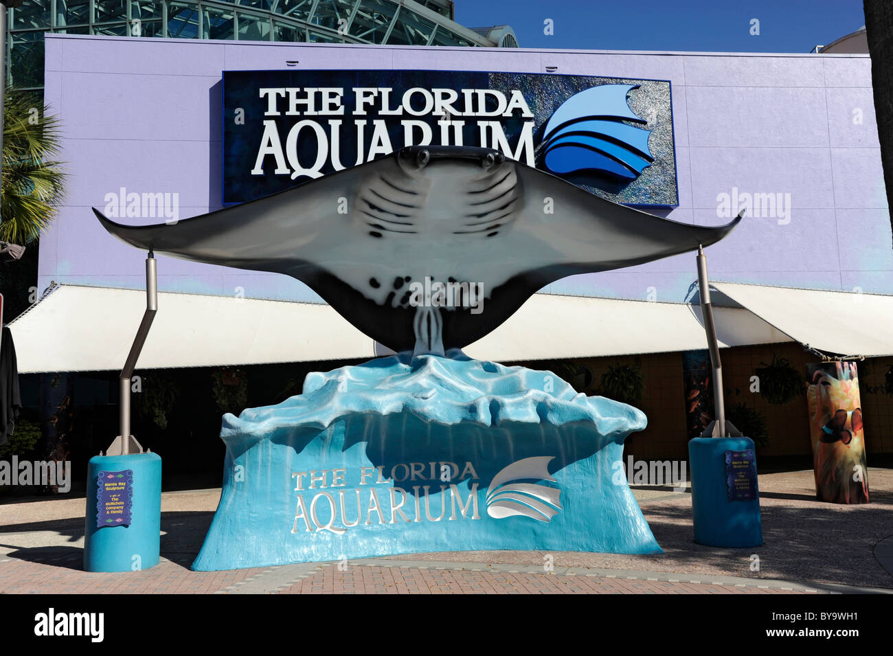 Il Florida Aquarium downtown Tampa Florida Foto Stock