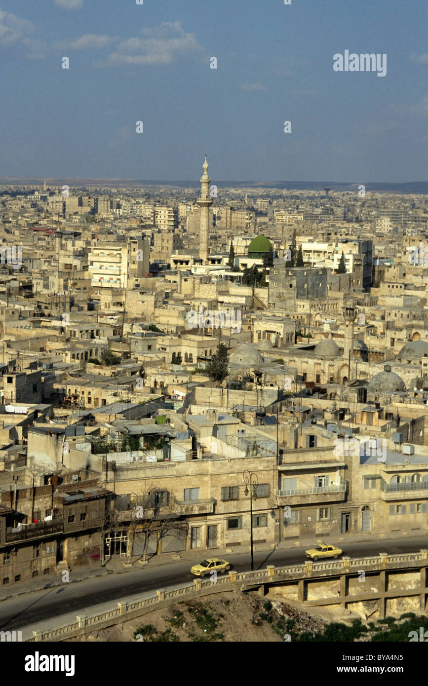 La città di Aleppo, Siria Foto Stock