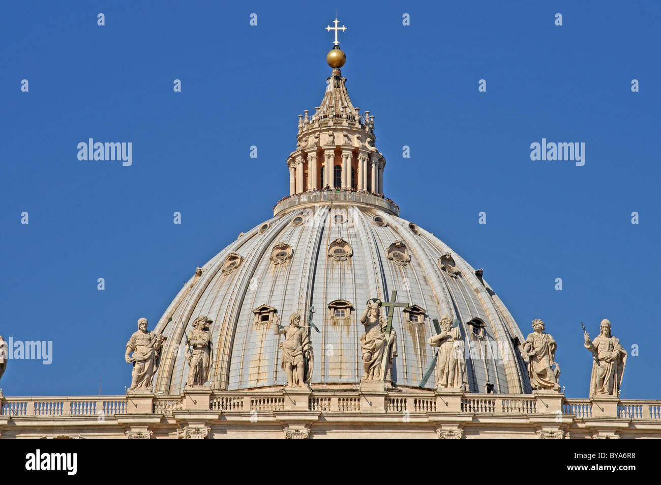 La Basilica di San Pietro, Roma, Regione Lazio, Italia, Europa Foto Stock