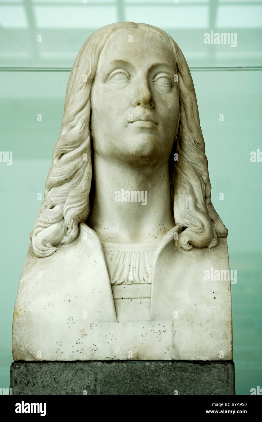 Busto in marmo di Raffaello, scultore Johann Christian Lotsch, 1790-1873,  Germanico Museo Nazionale, Kartaeusergasse 1, Norimberga Foto stock - Alamy