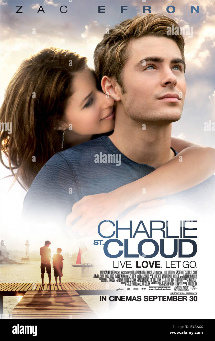 Charlie St. Cloud Anno : 2010 USA Direttore : Burr Steers Amanda Crew , Zac Efron Movie poster (USA) Foto Stock
